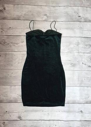 Платье бархатное бархатное бархат бархат бархат мини на бретелях замшевое коктейльное открытое