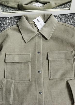 Новая куртка оверсайз-рубашка gina tricot6 фото