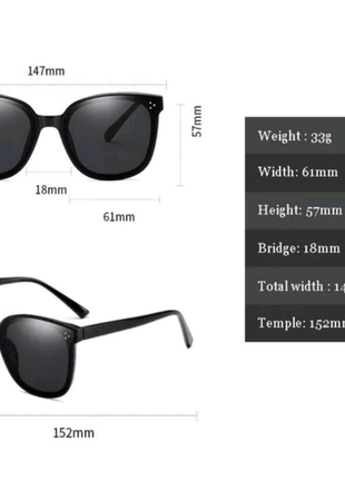 Нові фірмові окуляри hotochki чорні вишня3 фото