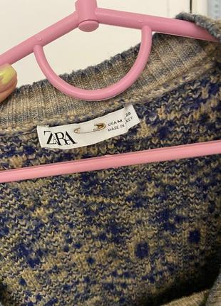 Кардиган зара, винтажный кардиган свитерок на пуговицах,свитер,кофта джемпер3 фото