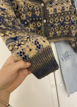 Кардиган зара, винтажный кардиган свитерок на пуговицах,свитер,кофта джемпер4 фото