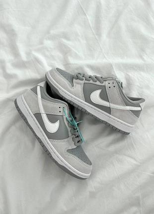 Кроссовки snowboard nike sb dunk grey3 фото