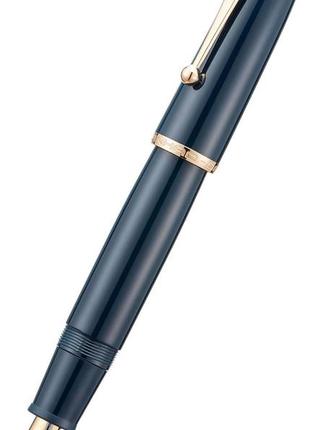 Ручка пір’яна jinhao 9019 dadao темно-синя, перо середньої товщини лінії (medium nib)6 фото