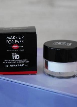 Розсипчаста пудра make up for ever hd microfinishing loose powder