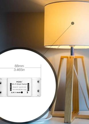 Інтелектуальне wi-fi реле moes ms-101