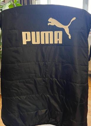 Жилетка безрукавка puma спортивная пума черная l размер. унисекс.3 фото