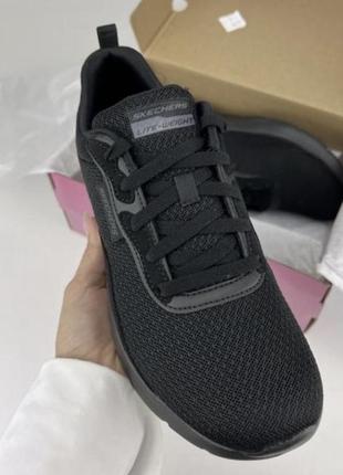 Кроссовки skechers dynamight 2.0 150160 bbk black, оригинальные скейчерс черные размеры спрашивайте