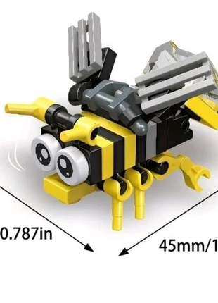 Суперовий міні конструктор  оса/ бджола по типу "лего 27 деталей