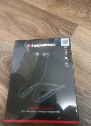 Оригінальні навушники monster sg03, навушники з шийним ободом
