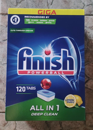 Таблетки для посудомойки finish classic 110шт финиш класик