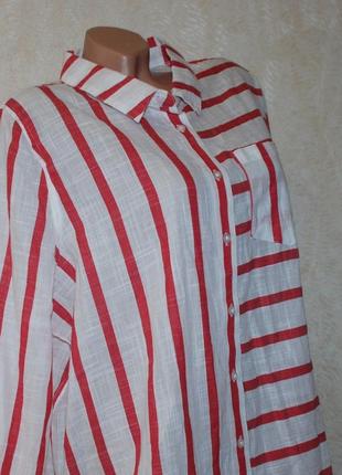 Блуза принтована бренду pep&co
  /100% бавовна/ свободний крій/подовжена/ регульований рукав/7 фото