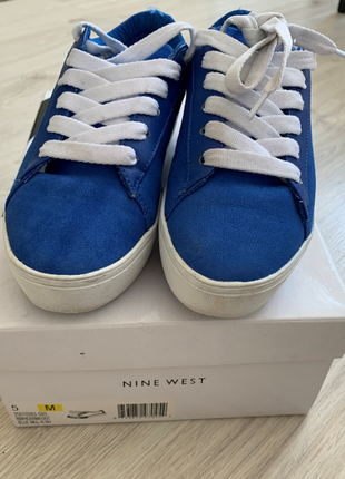 Кеді nine west натуральна шкіра (нубук) 36 розмір
