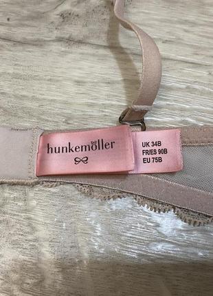 Телесный, бежевый бюстгальтер hunkemoller, р.75b6 фото