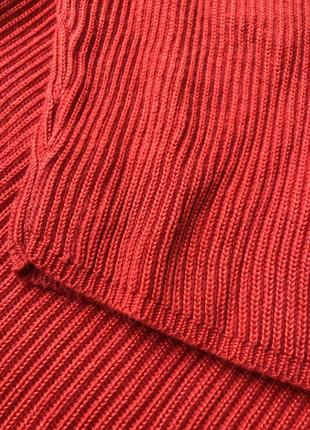 Червоний светер красный свитер лонгслив3 фото