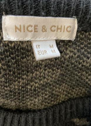 Приемний тепленький светр/m/ brend nice&amp; chic 4