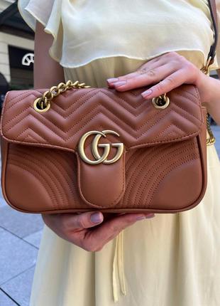 Gucci marmont brown