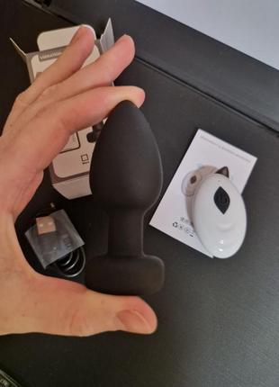 Анальний вібратор у формі пропочки vibrator anal plug
