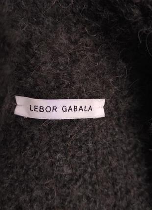 Lebor gabala пальто альпака вовна шерсть максі довге тепле оригінал люкс бренд макси пальто2 фото