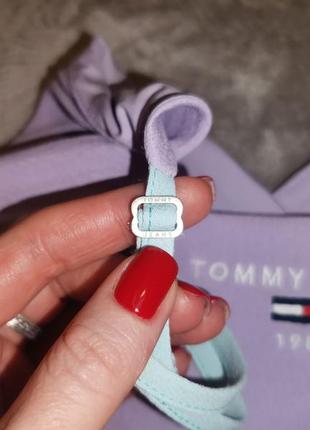 Tommy hilfiger женское сиреневое платье t# essential strap оригинал5 фото