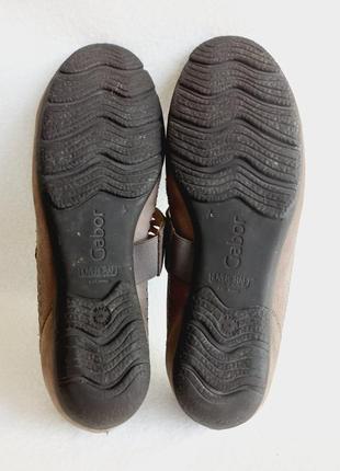 Туфлі шкіра gabor, устілка 24 см.7 фото