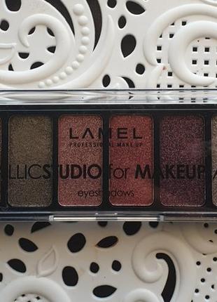 Lamel metalic studio  for make up artist eyeshadow  палітра пігментів2 фото