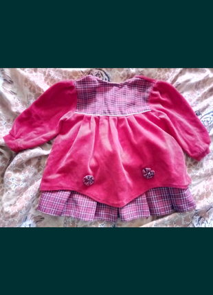 Сукня велюр на 1,5 року