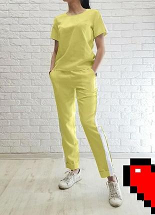 Женский брючный прогулочный костюм gucci.