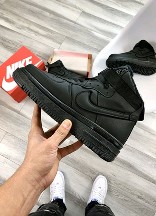 👑 nike lunar winter black (хутро)