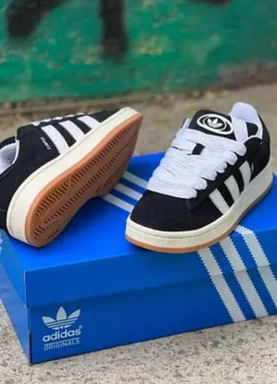 Кросівки жіночі чорні adidas campus 00s core black2 фото