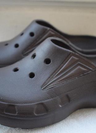 Шлепанцы кроксы сабо сланцы crocs m 7 25.5 см тапочки тапки оригинальные кроксы идеал7 фото