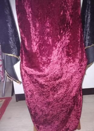 Карнавальное платье волшебницы колдуньи леди вамп  р. s-m4 фото