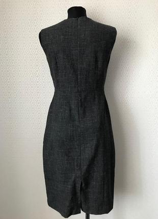 Офисное серое платье без рукавов дорогого французского бренда gerard darel, размер фр 38, укр 44-463 фото