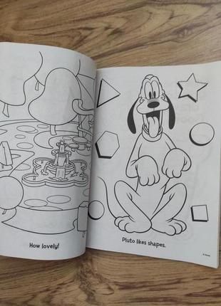 Детская раскраска путано микки маус минные козы на английском языке Ausa очень классная,интересуемая disney