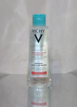 Міцелярний розчин для зняття макіяжу vichy 200 мл до 07/22