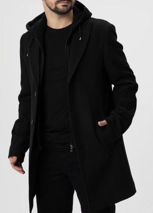 Пальто куртка шерстяное мужское стильное1 фото