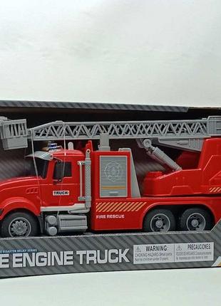 Машинка yi wu jiayu пожарный кран "fire engsne truck" 30 см брызгает водой py6931a4 фото