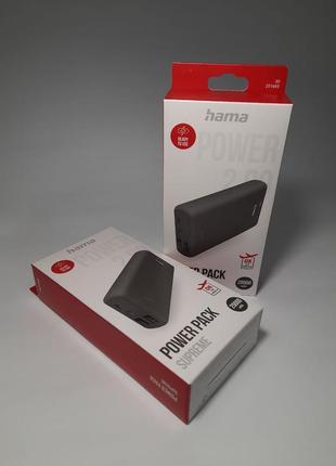 Power bank hama supreme 20hd 20000mah grey. павербанк хама1 фото