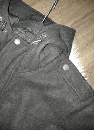 Пальто куртка шерстяное мужское стильное5 фото