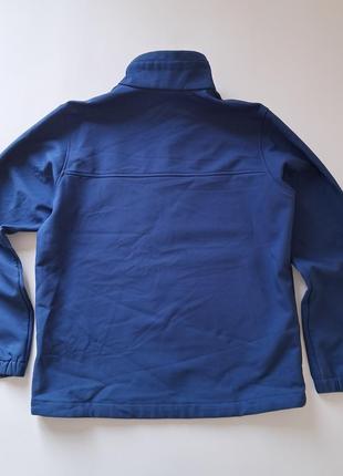 Мужская синяя софтшелл трекинговая куртка columbia softshell m-l2 фото