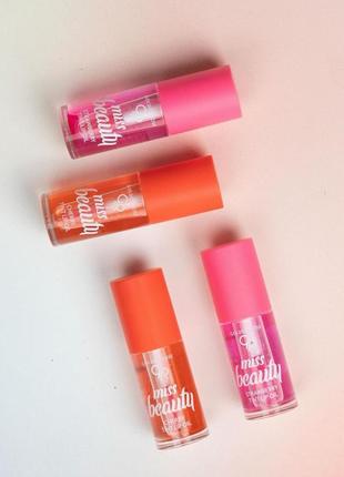 Колоризуюча олійка для губ golden rose miss beauty cherry tint lip oil