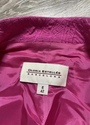 Винтажный пиджак с шелком жакет кардиган на завязке винтаж gloria estelle’s3 фото