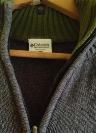 Мужской свитер columbia бавовна1 фото