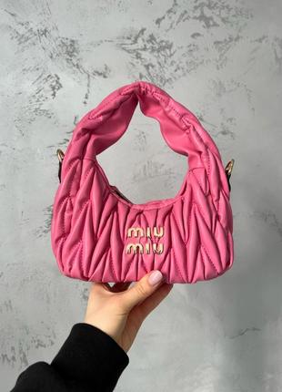 Сумка miu miu pink, black