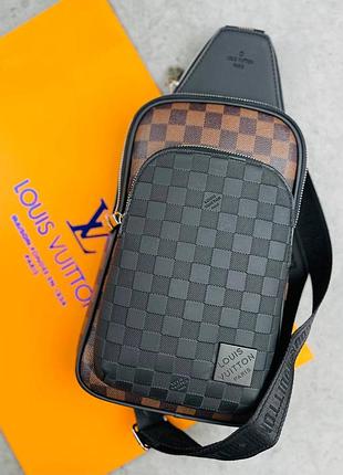 Сумка слинг в стиле louis vuitton
