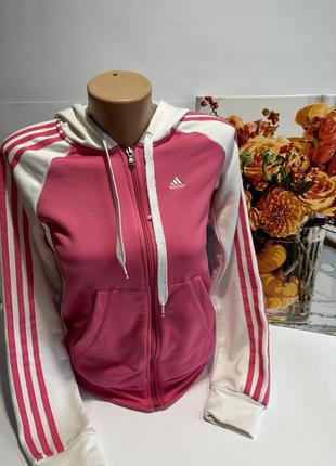 Зип-худи adidas розовая