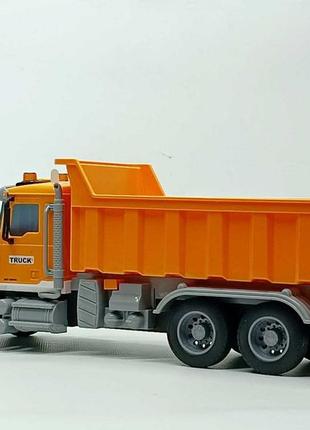 Машинка yi wu jiayu самоскид "heavy dutyt dump truck" 32 см жовтий py6911a3 фото