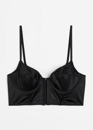 Топ ліф бра чорний