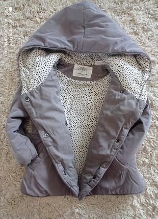 Детская куртка zara 86р для девочки