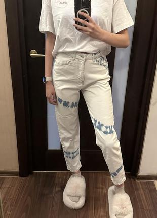Женские белые джинсы zara
