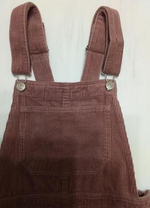 Жіночий вельветовий сарафан з кишенею